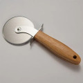 Pizza Cutter with Bamboo Handle