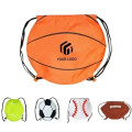 Sport Style Durable Polyester Drawstring Backpack