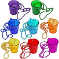 Plastic Shot Glass with Beaded Necklace