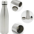 Stainless Steel Tumbler Water Bottle w/ Safe Bottom Storage