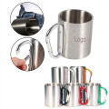8 oz Stainless Steel Cup with Carabiner