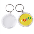 Custom Blank Photo Keyring