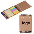 Self-Sticky Notes Memo Pad with Ballpoint Pen
