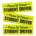 10" x 3" Magnetic Reflective Car Sign