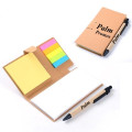 Notebook With Pen And Sticky Flags