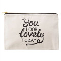 Cotton Canvas Comestic Bag