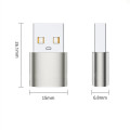 USB A Male to Type-C Female Adapter
