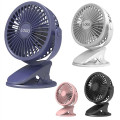 Rechargeable Desktop Fan With Clip