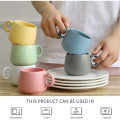 Colored Ceramic 9 Oz Coffee Mugs