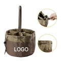 Canvas Garden Tool Bag Cylindrical