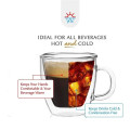 Double Wall Glass Mug 5.4 Ounces