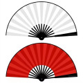 Silk bamboo folding fan