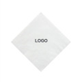 2 layer White Beverage Napkins