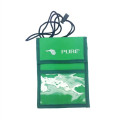 Zipper Neck Wallet with Lanyard