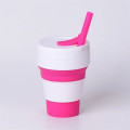 Collapsible Cup with Straw