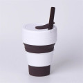 Collapsible Cup with Straw