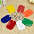 Oval PVC Keychain
