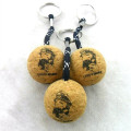 Cork Ball Floating Keychain