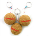 Cork Ball Floating Keychain