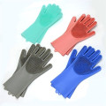 Silicone Gloves with Scrubber