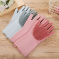 Silicone Gloves with Scrubber