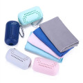 Quick Dry Towel with Silicone Pouch