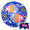 Full Color Imprint Round-Beach Towel with Fringe/Round Beach