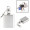 Keyholder with 1oz Stainless Steel Flask