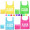 Tide Twister Folding Tote Bag/Shopping Bag