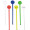 7 Inch Round Head Plastic Coffee Stirrers
