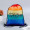 Jumbo Rainbow Backpack with Drawstring Closure