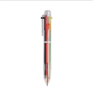 6 Colors Retractable Ballpoint Pen