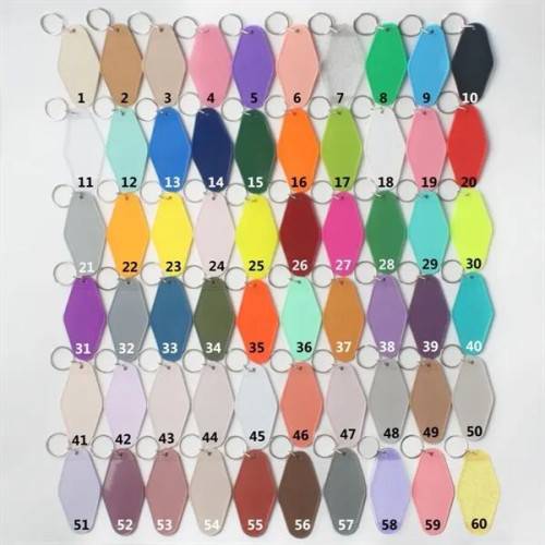 Retro Motel Keychain