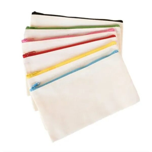Canvas Zip Bag Pouch