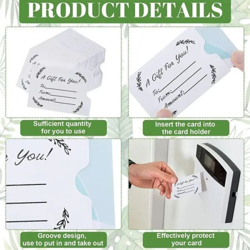 Open Thumb Card Holder Sleeve 