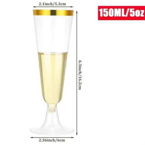 Plastic Wedding Flutes