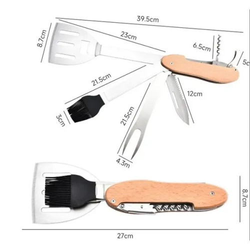 6-in-1 Multitool BBQ Barbecue Grill Accessories with Bag