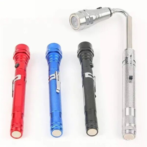 LED Telescopic Flexible Extensible Magnetic Flashlight