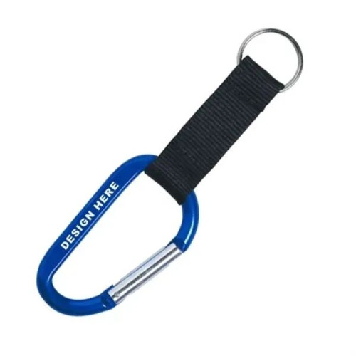 Carabiner with Nylon Webbing Strap Loop