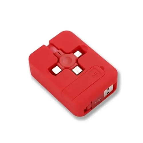 3 In 1 Retractable Charger Cable With Phone Holder