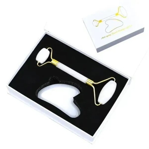 Gua Sha Set Jade Facial Roller Tool