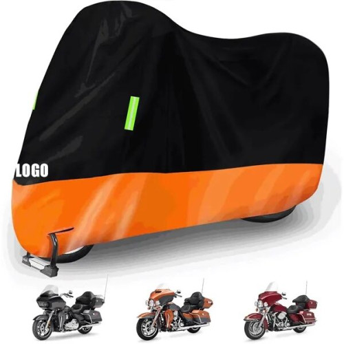 Waterproof Motorcycle Cover with Anti-Theft Lock Hole