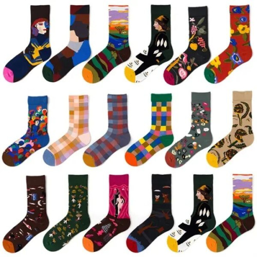 Custom Knit Jacquard Socks