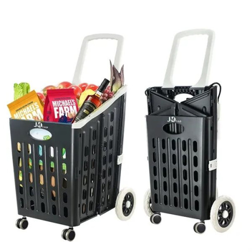 Hand Truck Foldable Trolley Portable Shopping Cart