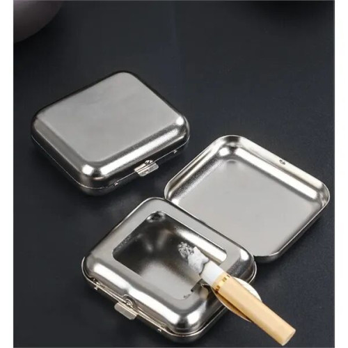 Mini Stainless Steel Portable Ashtray