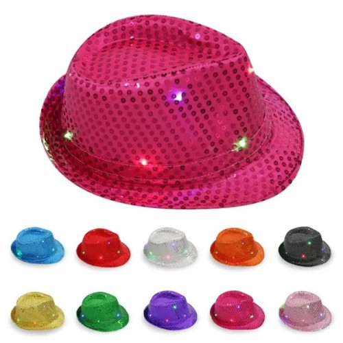 Led Luminous Jazz Hat