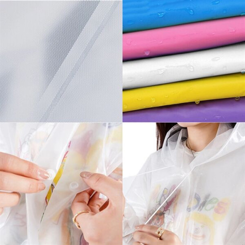 Reusable Rain Poncho Raincoat Rainwear