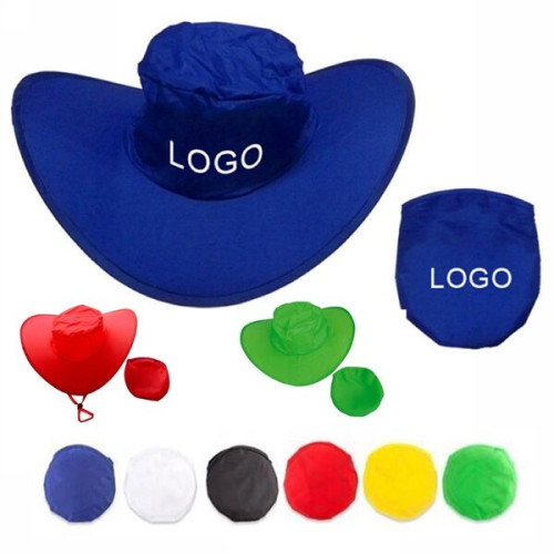 Foldable Cowboy Hat with Pouch