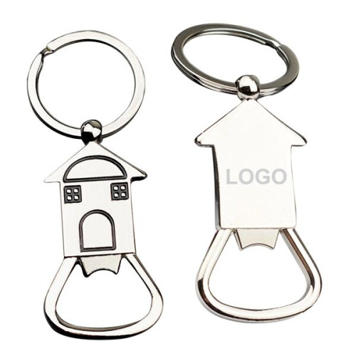 House Shaped Bottle Opener Key Holder