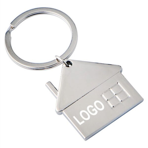 Cute Cartoon House with Window Keychain
